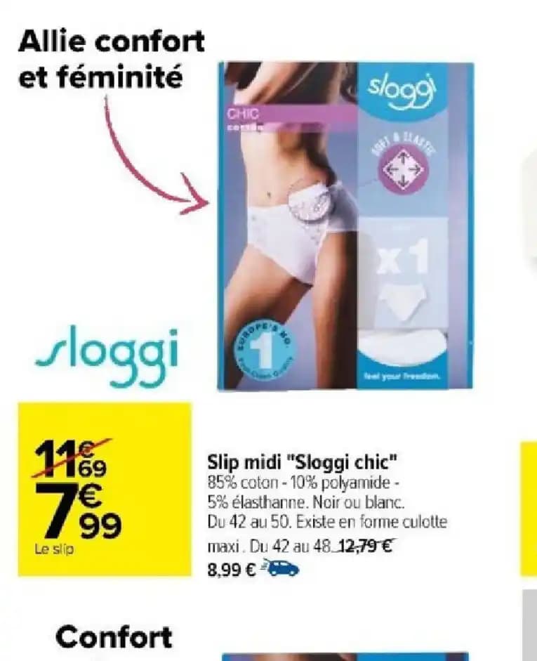 Slip midi "Sloggi chic"