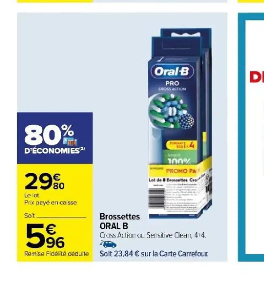 Brossettes ORAL B