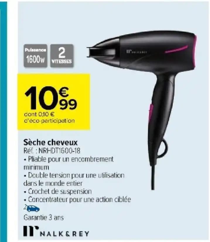Sèche cheveux