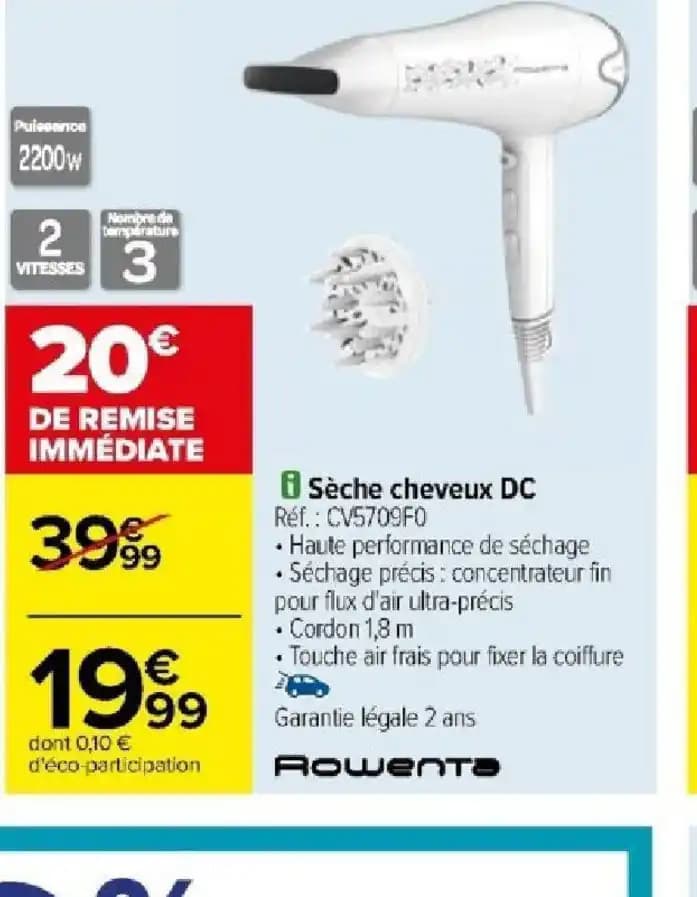 Sèche cheveux DC