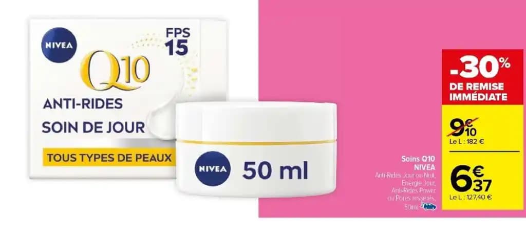 Soins Q10 NIVEA