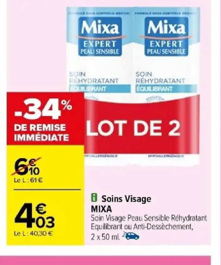 Soins Visage MIXA