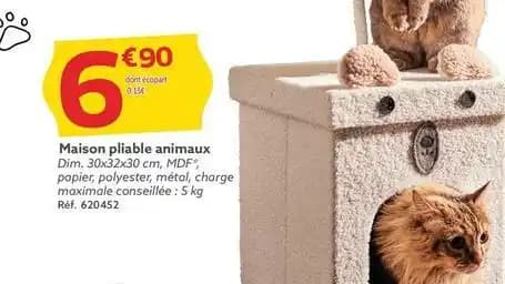 Maison pliable animaux