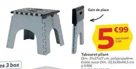 Tabouret pliant
