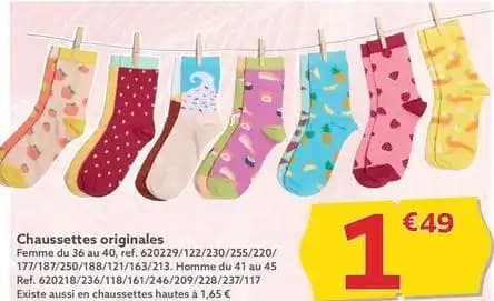 Chaussettes originales