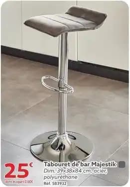 Tabouret de bar majestik