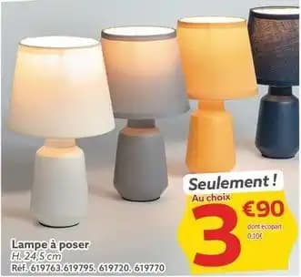 Lampe a poser