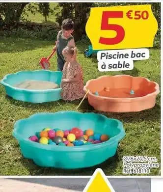 Piscine bac a sable