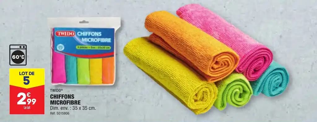 TWIDO® CHIFFONS MICROFIBRE