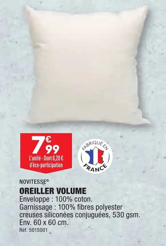 NOVITESSE® OREILLER VOLUME