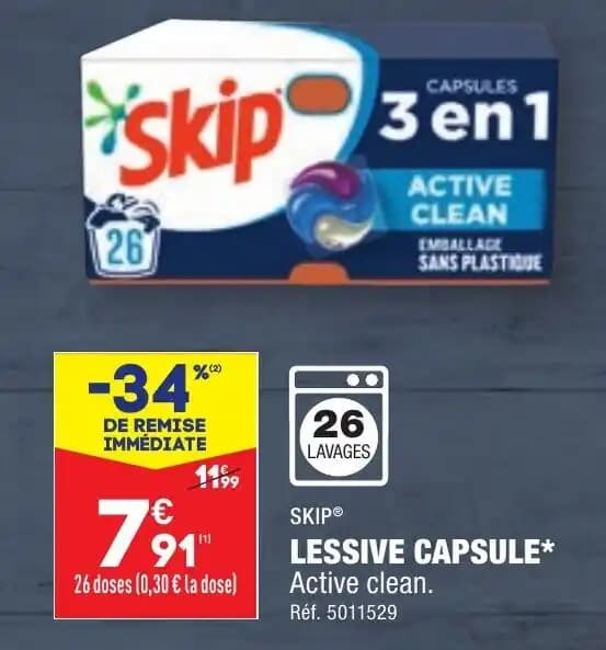 SKIP® LESSIVE CAPSULE*
