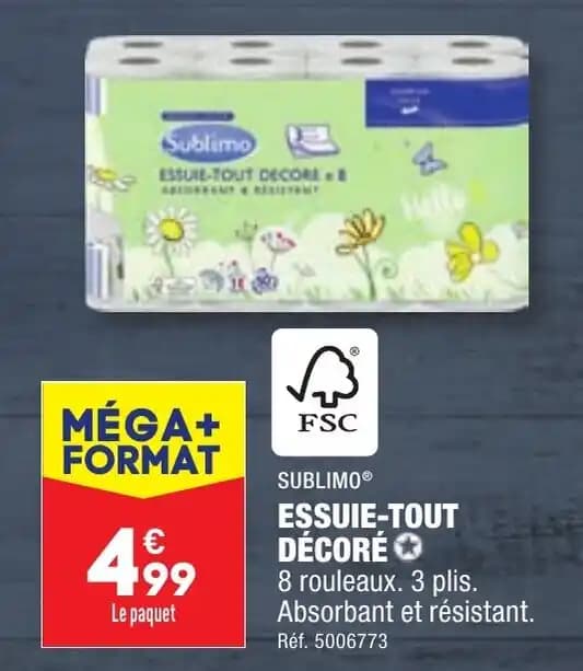SUBLIMO® ESSUIE-TOUT DÉCORÉ✪