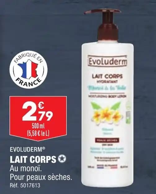 EVOLUDERM® LAIT CORPS✪