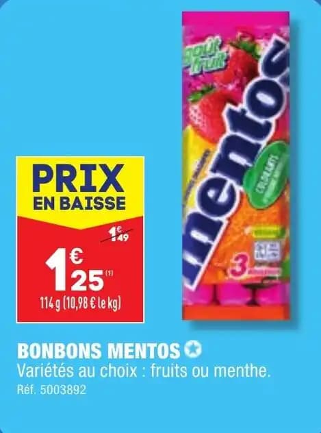 BONBONS MENTOS ✪