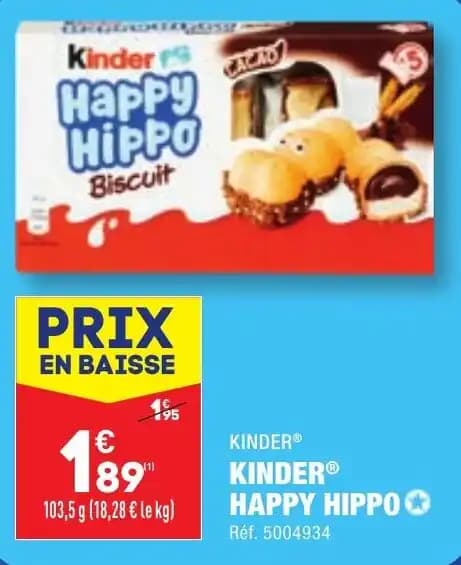 KINDER® KINDER® HAPPY HIPPO