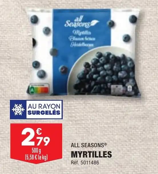 ALL SEASONS® MYRTILLES