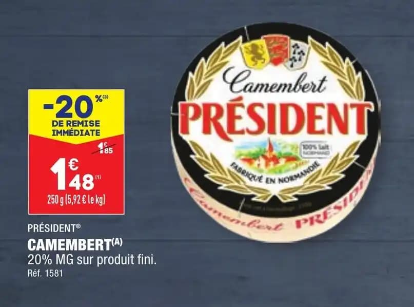 PRÉSIDENT® CAMEMBERT(A)
