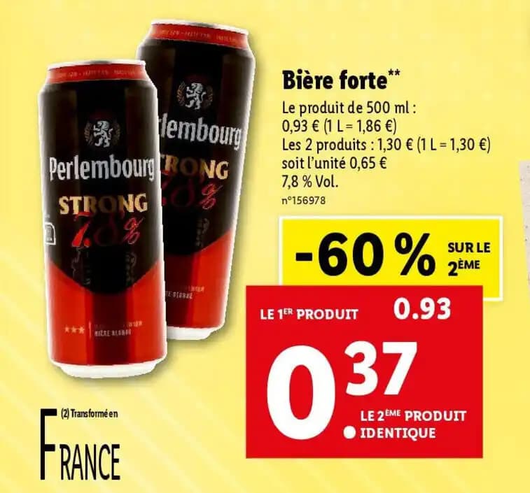 Bière forte**