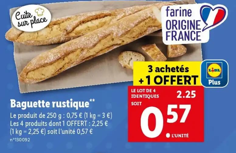 Baguette rustique**