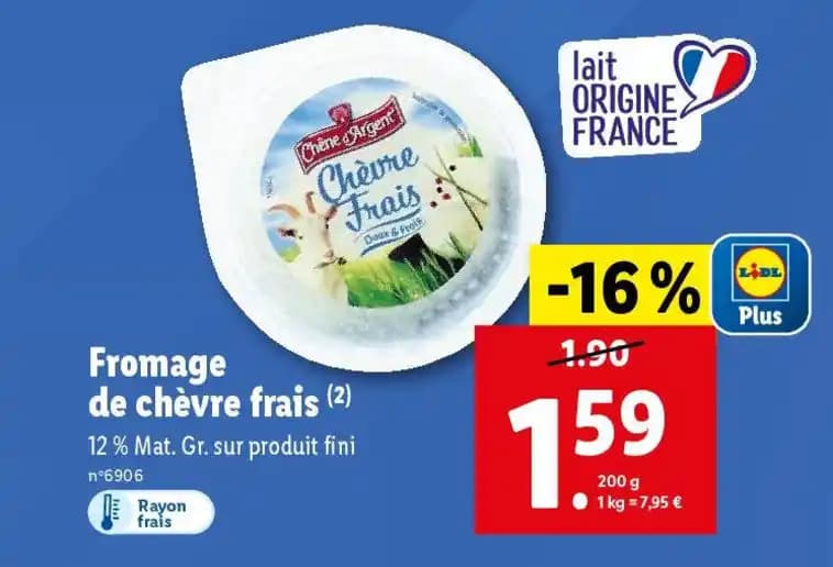 Fromage de chèvre frais