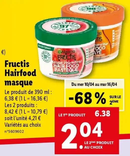 Fructis Hairfood masque