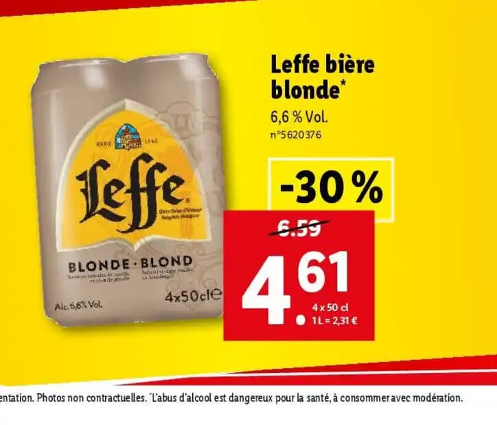 Leffe bière blonde