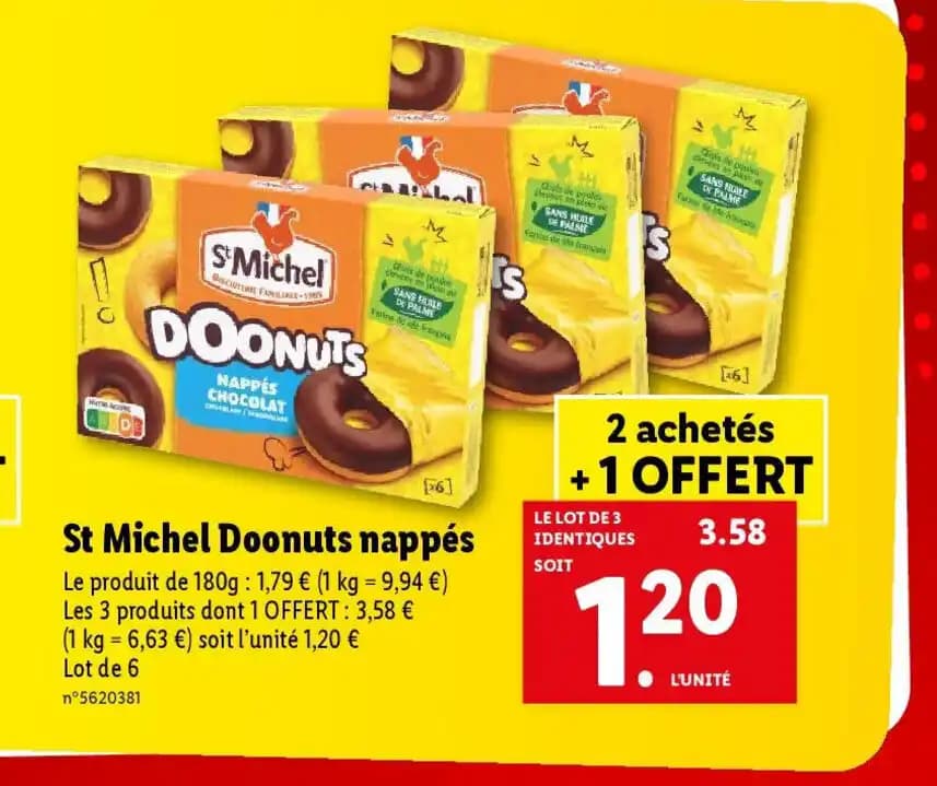 St Michel Doonuts nappés