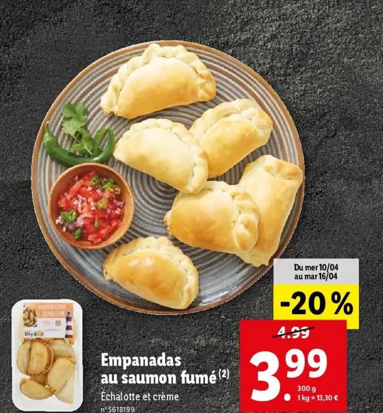 Empanadas au saumon fumé (2)