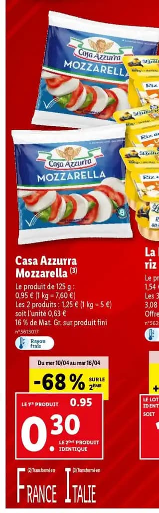 Casa Azzurra MOZZARELLA