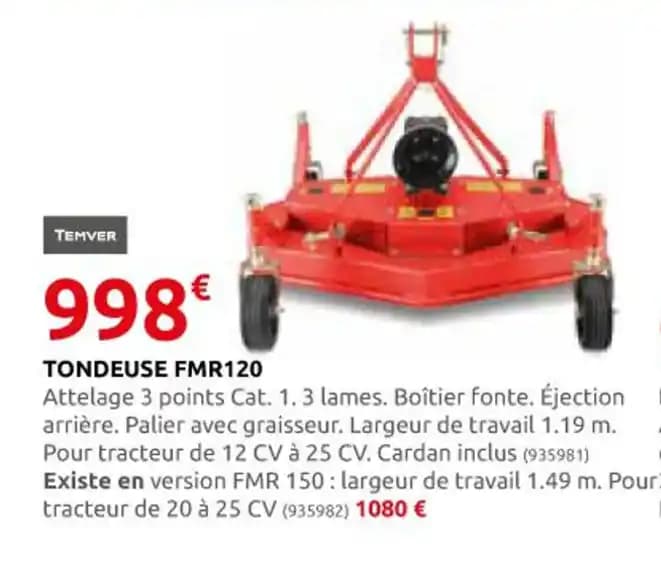 TONDEUSE FMR120