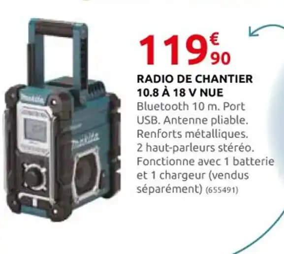 RADIO DE CHANTIER