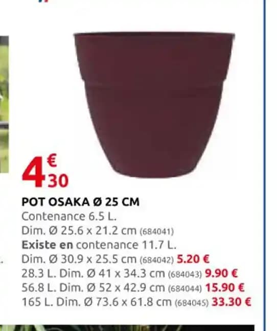 POT OSAKA Ø 25 CM