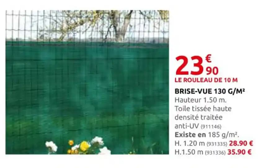 BRISE-VUE 130 G/M²