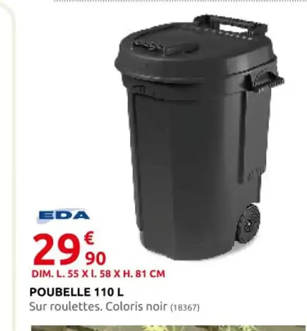 POUBELLE 110 L