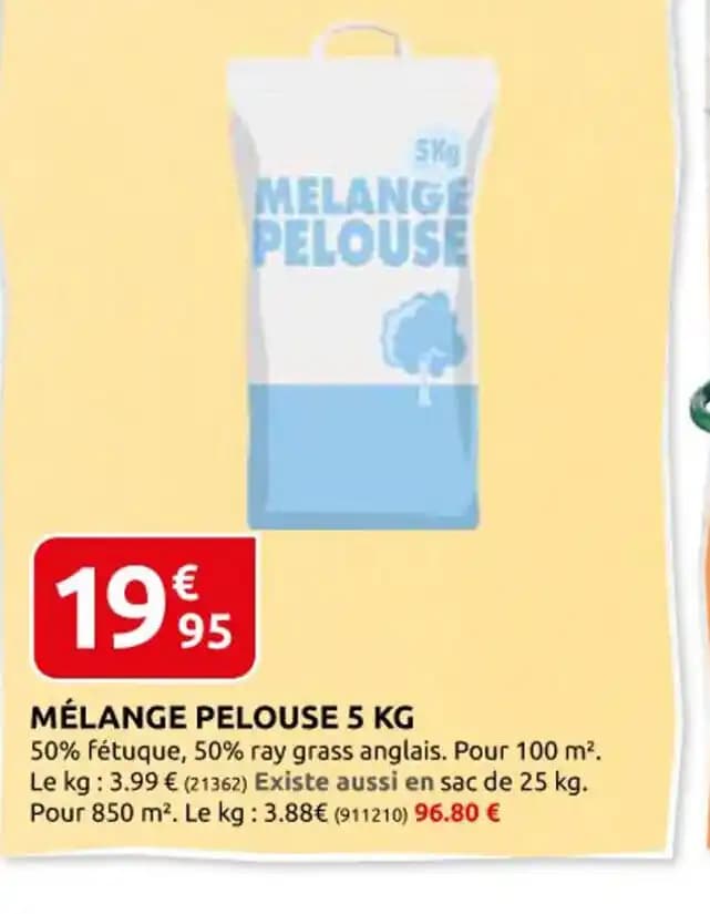 MELANGE PELOUSE