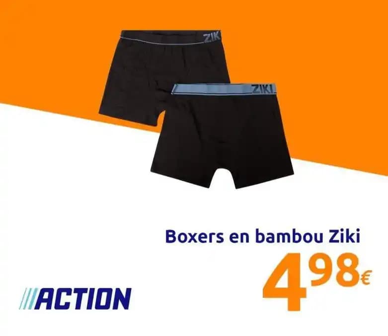 Boxers en bambou ziki