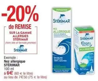 Sterimar - nez allergique