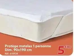 Protège matelas 1 personne