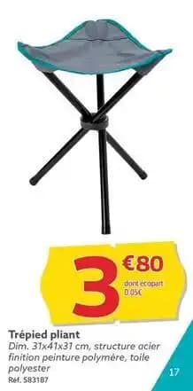 Trépied pliant