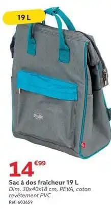 Sac à dos fraîcheur