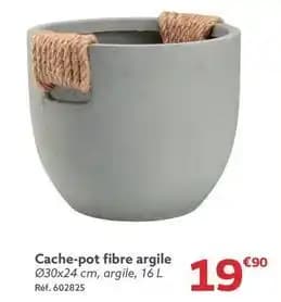 Cache pot fibre argile