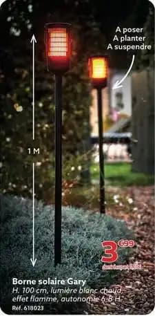 Borne solaire gary