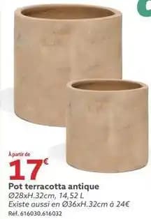 Pot terracotta antique