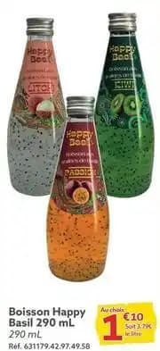 Happy basil - boissons