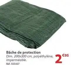 Bâche de protection