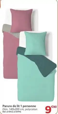 Parure de lit 1 personne