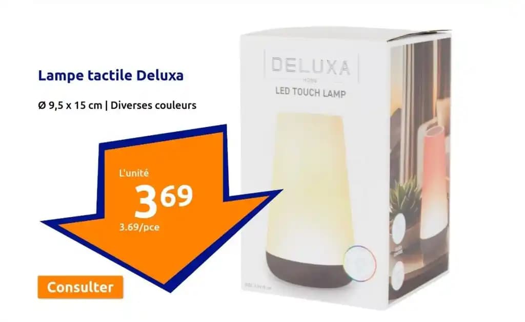 Lampe tactile Deluxa