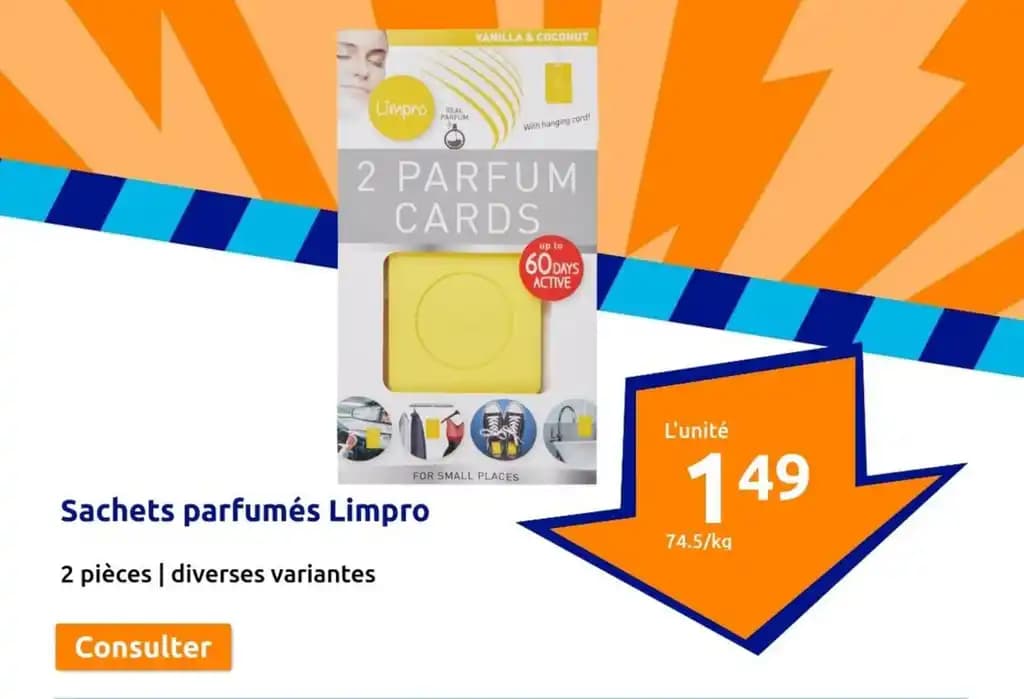 Sachets parfumés Limpro