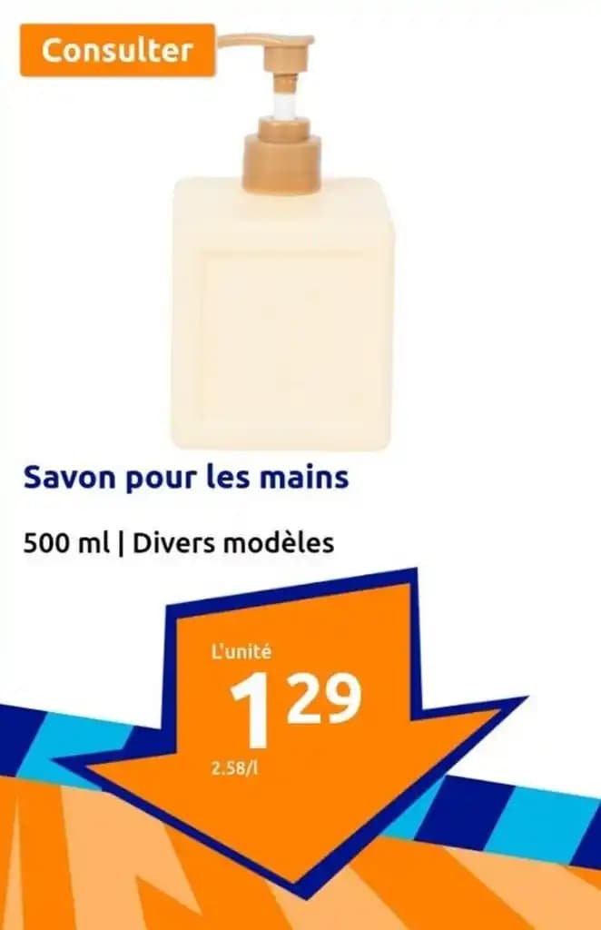 Savon pour les mains