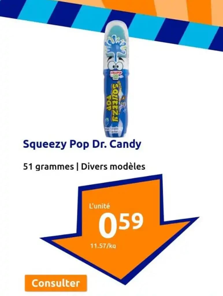 Squeezy Pop Dr. Candy